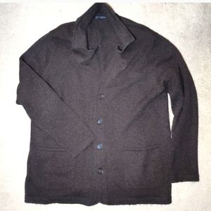 Peruvian Connection mens brown sweater alpaca grampa sweater